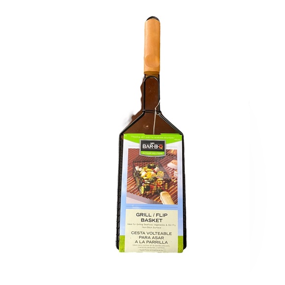 NWT- Mr. Bar-B-Q grill/flip basket - Picture 1 of 5